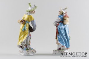 Двухфигурная композиция Малабарские музыканты. Фабрика К. Тиме в Потшапеле, 1900-е гг