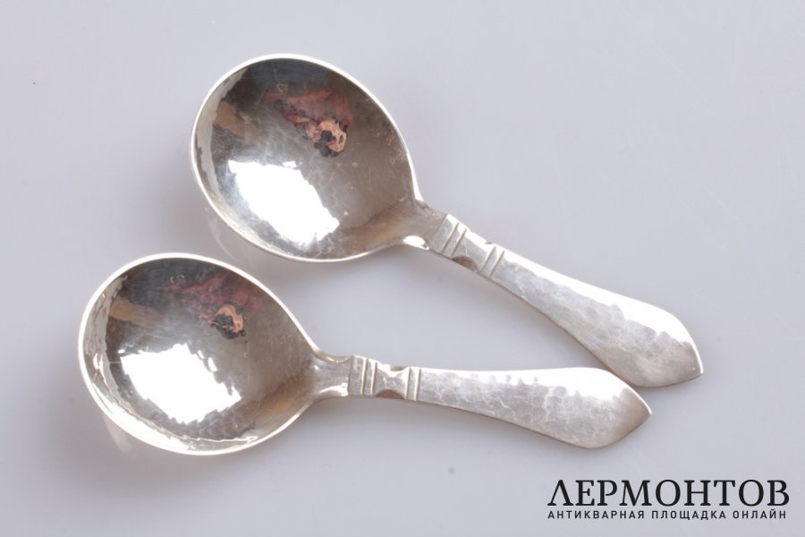 Столовый сервиз на 14 персон. Georg Jensen. Серебро 925 пробы. Дания