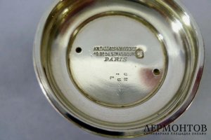 Рюмка. Серебро 950 пробы, золочение. Франция, Париж, XIX век.