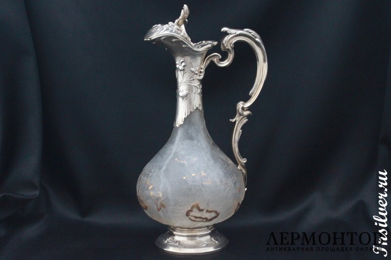Декантер Auguste CLAIRE. Серебро 950. Франция
