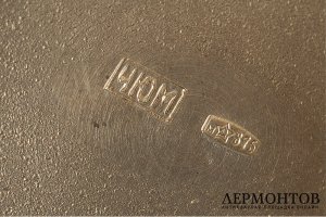 Стопка с растительным орнаментом. СССР, Мстерский завод Ювелир, 1974 год. Серебро 875