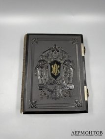 Альбом для фотографий с накладкой «Богини». Картон, металл, Россия, начало 20 века