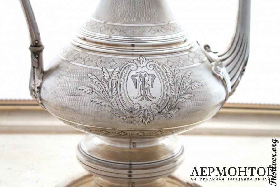 Кофейник Cardeilhac. Серебро 950. Франция