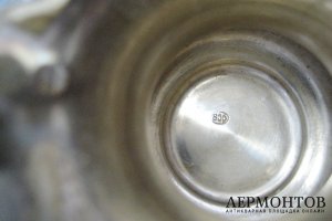 Ваза. Серебро 800 пробы, агат. Италия, начало ХХ века.