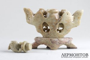 Ароматница. Мыльный камень, резьба. Китай, XIX век.