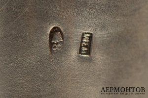Кольцо для салфеток. Российская Империя, 1908-1917 гг. Серебро 84 пробы, золочение.