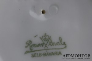 Медведь. Фарфор, роспись. Германия, Rosenthal, G. Schliep, 1924