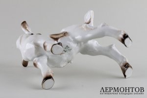 Статуэтка Козлик. Фарфор, роспись.  Rosenthal, Германия,  Joao Da Silva, 1935 год.