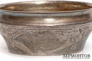 Вазочка. Серебро 84 пробы. Россия, 1908-1917 гг. Мастер И.Д. Прокофьев. 