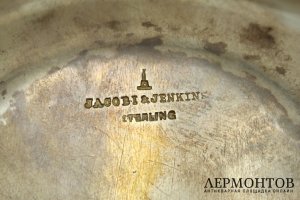 Блюдо для фруктов, сухарница. Серебро. Америка, начало ХХ века.