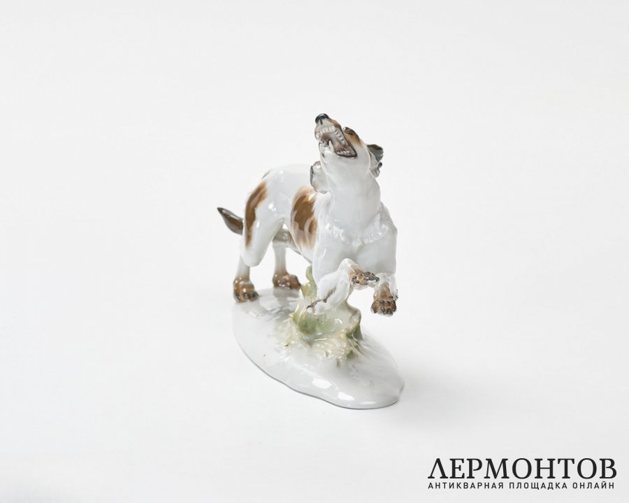 Статуэтка «Бегущая борзая». Фарфор, Rosenthal, Германия