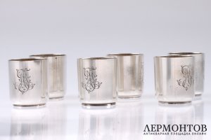 Ликерный набор. Серебро 84 пробы. Российская империя