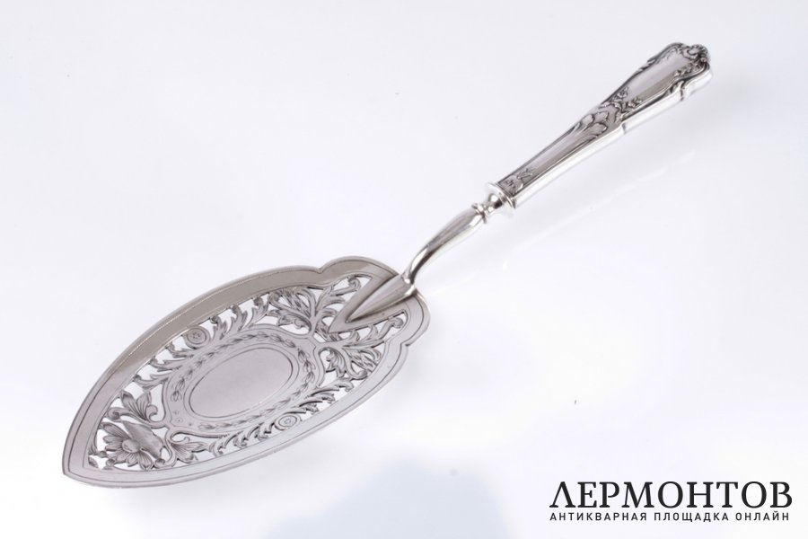 Лопатка ажурная. Серебро 84. Российская империя