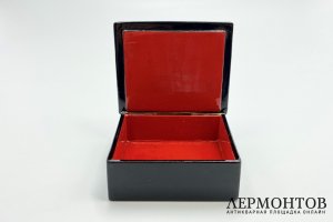 Шкатулка Спасская башня Московского Кремля. СССР, Федоскино, 1963 г. Папье-маше.