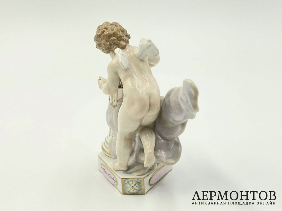 Статуэтка Амур. Германия, Meissen, 1 пол. 20 века. Фарфор, роспись.
