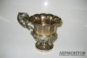 Кружка. Серебро 950 пробы. Франция, XIX век. 