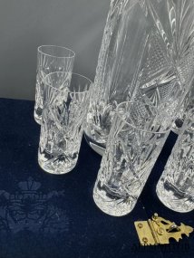 Набор для водки «Imperial»: штоф и 6 стопок. Хрусталь, Faberge