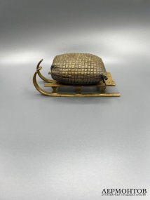 Шкатулка «Русские сани». Бронза, Россия, конец 19 века