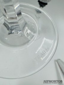 Набор для крепких напитков: штоф и 6 рюмок. Хрусталь, Cristallerie Strauss, Бразилия