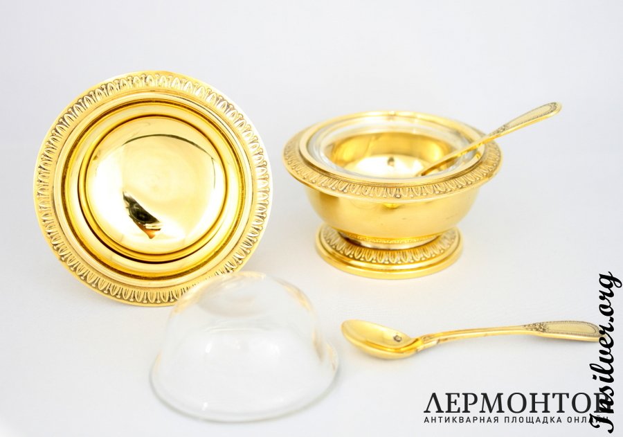 Солонки Tetard. Серебро 950. Франция