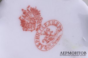 Кофейная пара. Фарфор. Гарднер. Российская империя. XIX в.