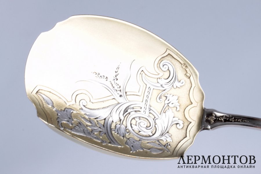 Ложка сервировочная V.Boivin. Серебро 950. Франция