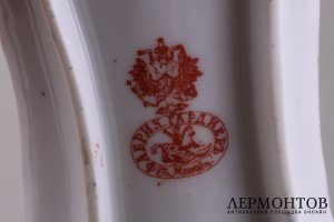 Парфюмерный набор. Гарднер. Фарфор, роспись. 2-я половина XIX в. Россия