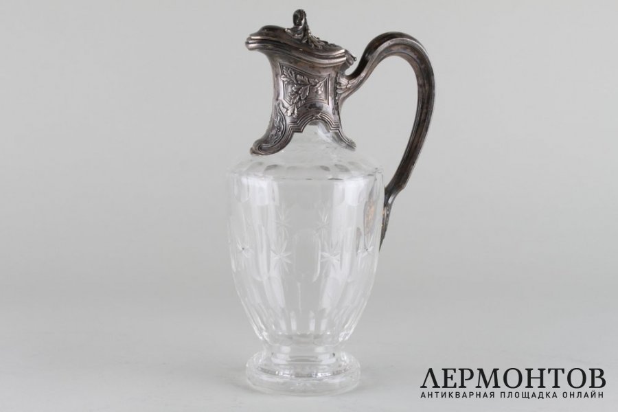 Графин в стиле Людовика XVI. Серебро 950 пробы.Фирма A. Risler  Carre, 1897-1912 годы.