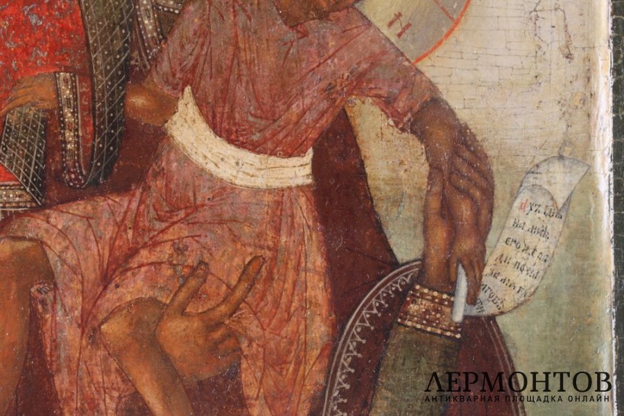 Икона Богоматерь Киккская. Россия, школа Оружейной Палаты. Дерево, левкас, темпера.