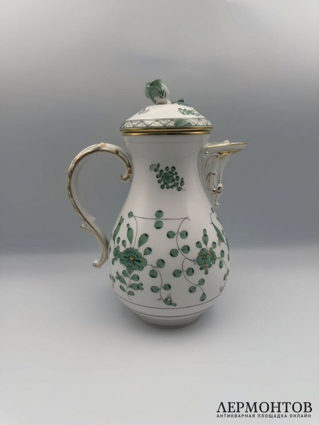 Кофейник «Индийская живопись». Фарфор, роспись, Meissen, Германия, 2-я половина 20 века
