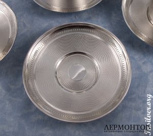 Кофейный набор на 6 персон. Серебро 950. Франция