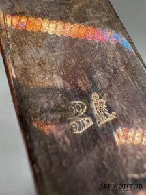 Ведро для льда с щипцами. Серебро 800 пробы, Masini, Италия, 2000-е годы