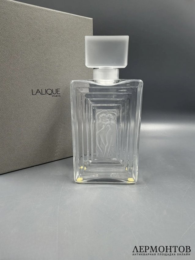 Флакон для духов «Duncan» в стиле ар-деко. Хрусталь, Lalique, Франция