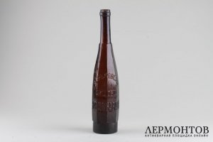 Бутылка, стекло, 19 век. Российская империя.
