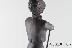 Скульптура Казак-пластун. Авторская бронза. Россия, XXI век.