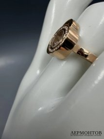 Кольцо «Happy Dreams» с бриллиантами. Розовое золото 750 пробы, Chopard