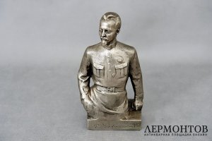 Кабинетная пластика Дзержинский. Силумин. СССР, 60-е годы ХХ века.