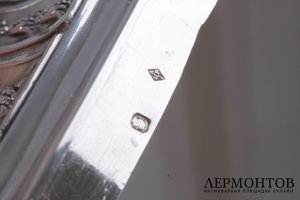 Конфетница Sollier. Серебро 950. Франция