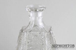 Графин. Хрусталь, резьба. Европа, до 1940-х гг.