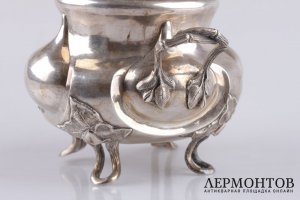 Сахарница в стиле ампир. Серебро 84 пробы. Российская империя