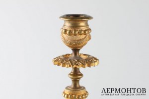 Парные подсвечники. Франция, Париж, 2 половина 19 века. Бронза.