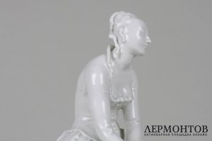 Статуэтка Дама с амуром. Германия, Meissen, авт. Paul Scheurich, 1-я пол 20 в. Фарфор