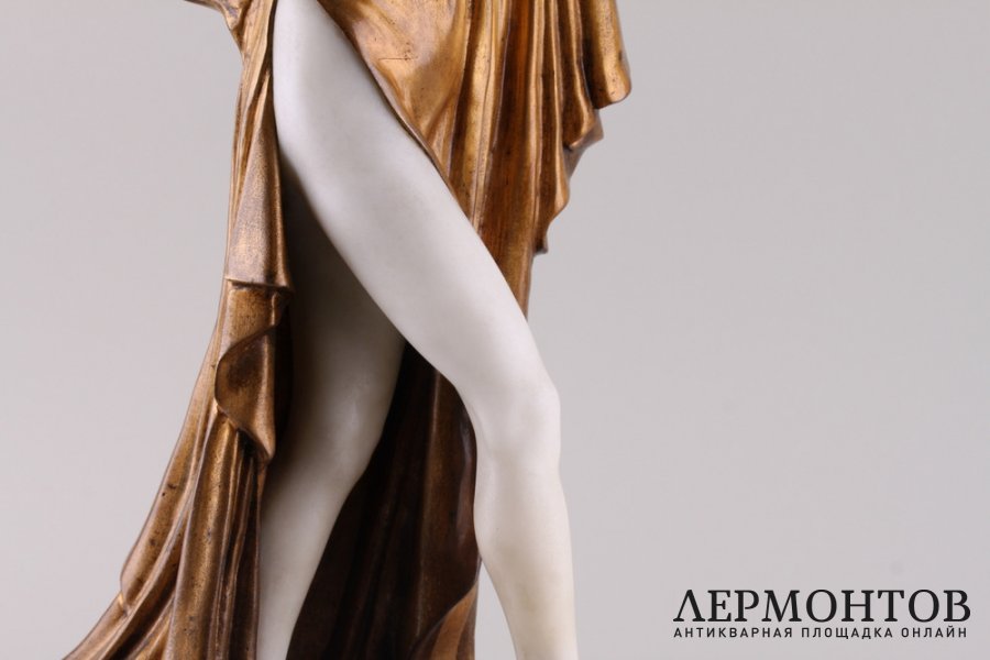 Скульптура Танцовщица в стиле Модерн - Ар Деко. Австрия, Вена, 1908 год.