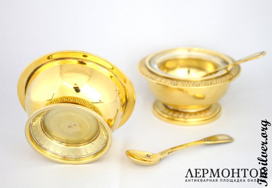 Солонки Tetard. Серебро 950. Франция