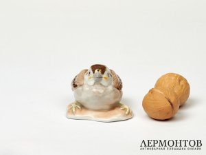 Статуэтка «Воробей». Фарфор, Augarten Wien, Австрия, 1945–1988 годы