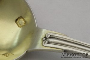 9 чайных ложек, Франция, серебро 950