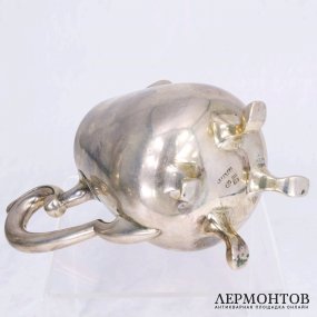 Кофейный набор 3 предмета. Грачев. Серебро 84 пробы. Российская империя