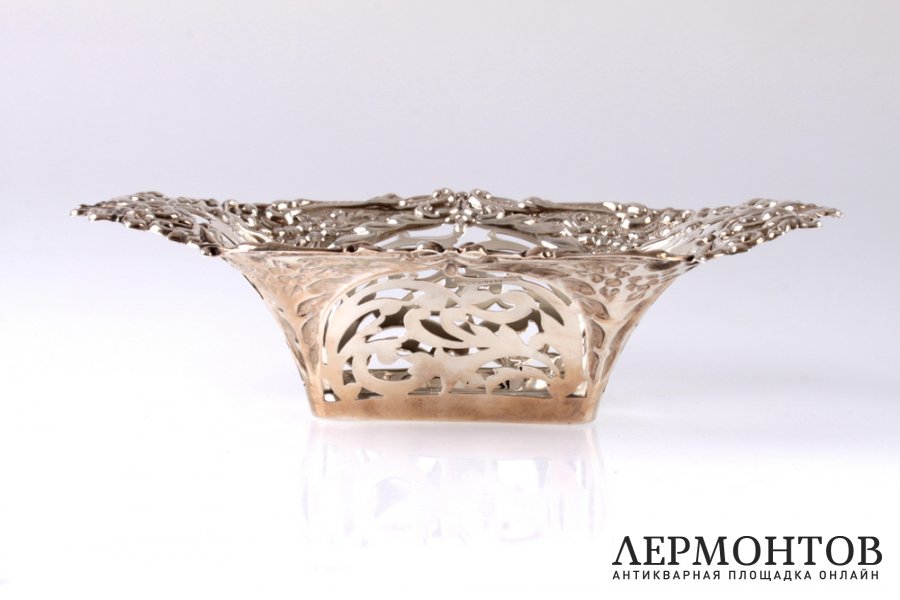 Конфетница M.Bro. Серебро 925. Англия