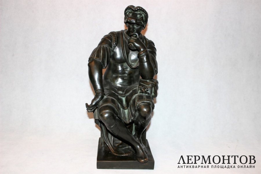 Скульптура. Лоренцо Медичи. Бронза. Jacques Petermann. Бельгия