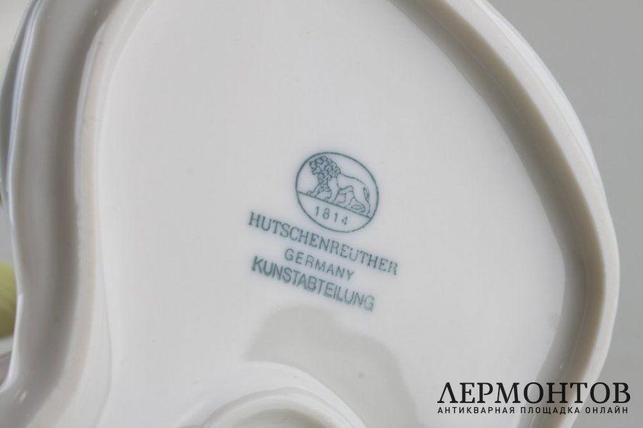 Статуэтка Рыба форель. Фарфор, роспись.  Фабрика Hutschenreuther, Германия, XX в.